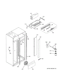 Fresh Food Section parts for Ge Refrigerator ZISS360DKBSS from AppliancePartsPros.com