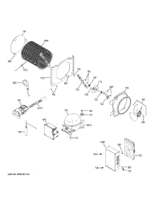 Machine Compartment parts for Ge Refrigerator ZICS360NHBRH from AppliancePartsPros.com