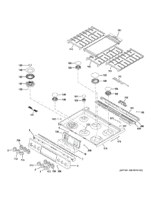 Control Panel & Cooktop parts for Ge Range CGS986EEL1DS from AppliancePartsPros.com