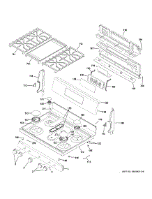 Control Panel & Cooktop parts for Ge Range JGB720BEJ1TS from AppliancePartsPros.com