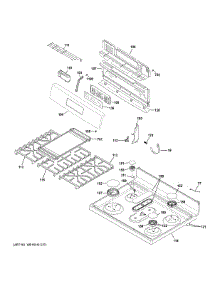 Control Panel & Cooktop parts for Ge Range JGBS66EEK2ES from AppliancePartsPros.com