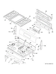 Control Panel & Cooktop parts for Ge Range JGB720EEJ3ES from AppliancePartsPros.com