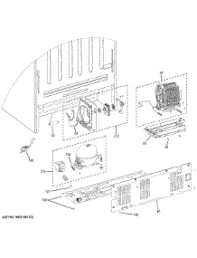 Machine Compartment parts for Ge Refrigerator GTE21GTHBCC from AppliancePartsPros.com