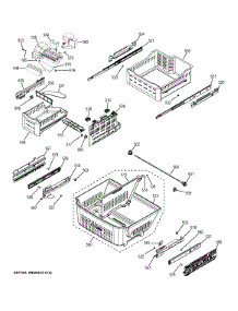 Freezer Shelves parts for Ge Refrigerator DFE29JGDHBB from AppliancePartsPros.com