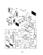 Parts For Kenmore 58077107710 Room Air Conditioner