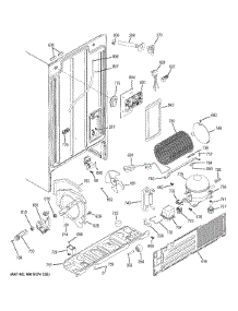 Machine Compartment parts for Ge Refrigerator GSS22WGPCCC from AppliancePartsPros.com