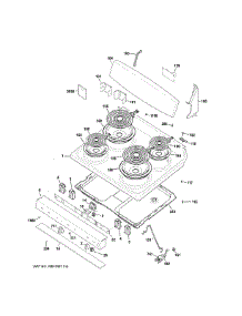 Control Panel & Cooktop parts for Ge Range JB450RK2SS from AppliancePartsPros.com
