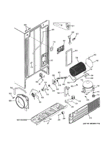 Machine Compartment parts for Ge Refrigerator GSH25JGDDCC from AppliancePartsPros.com