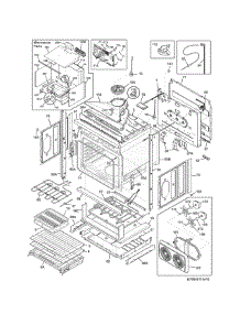 Lower Oven parts for Kenmore Wall Oven 790.49113410 (79049113410, 790 49113410) from AppliancePartsPros.com