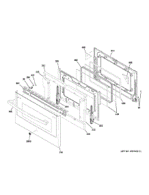 Lower Door parts for Ge Range JGB860SEJ5SS from AppliancePartsPros.com
