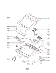 Case Parts parts for Kenmore Washer 796.31463411 (79631463411, 796 31463411) from AppliancePartsPros.com
