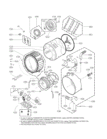 Drum And Tub Parts parts for Kenmore Washer 796.41572210 (79641572210, 796 41572210) from AppliancePartsPros.com
