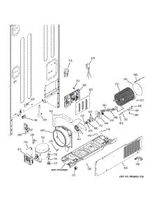 Machine Compartment parts for Ge Refrigerator PFQS5PJZHSS from AppliancePartsPros.com