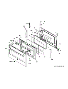 Lower Door parts for Ge Range PGS950EEF4ES from AppliancePartsPros.com
