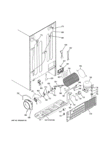 Machine Compartment parts for Ge Refrigerator GSS23HSHECSS from AppliancePartsPros.com