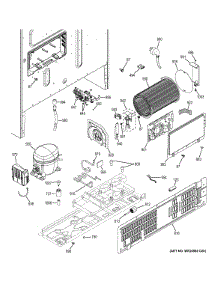 Machine Compartment parts for Ge Refrigerator ZWE23ESHHSS from AppliancePartsPros.com