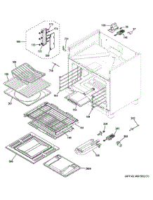 Oven Cavity Parts parts for Ge Range ZGP366NR5SS from AppliancePartsPros.com