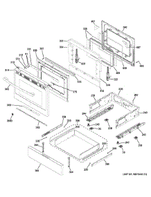 Door & Drawer Parts parts for Ge Range PGB911DEJ2WW from AppliancePartsPros.com