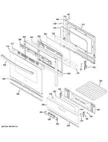 Door & Drawer Parts parts for Ge Range JGBS60DEK1CC from AppliancePartsPros.com