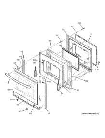 Door parts for Ge Range JB700EJ2ES from AppliancePartsPros.com