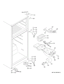 Fresh Food Section parts for Ge Refrigerator GTE18LMHGRES from AppliancePartsPros.com