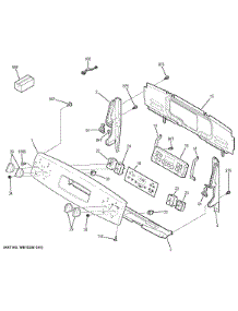 Control Panel parts for Ge Range JB630DF5BB from AppliancePartsPros.com