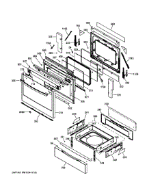 Door & Drawer Parts parts for Ge Range JGS750EEF3ES from AppliancePartsPros.com
