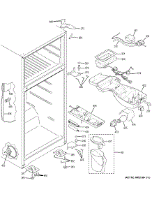 Fresh Food Section parts for Ge Refrigerator GAS18PGJFRWW from AppliancePartsPros.com