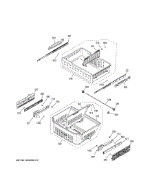 Freezer Shelves parts for Ge Refrigerator PYE22PSHISS from AppliancePartsPros.com
