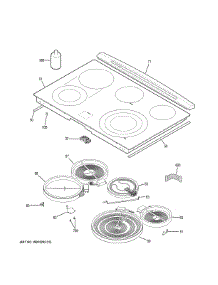 Cooktop parts for Ge Range PS950SF3SS from AppliancePartsPros.com