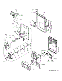 Ice Maker & Dispenser parts for Ge Refrigerator PFE28RSHGSS from AppliancePartsPros.com