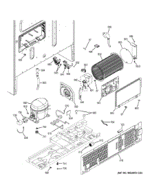 Machine Compartment parts for Ge Refrigerator GFE28HSHFSS from AppliancePartsPros.com