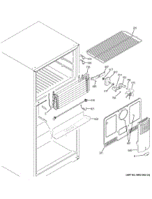Freezer Section parts for Ge Refrigerator GIE18GTHHRWW from AppliancePartsPros.com