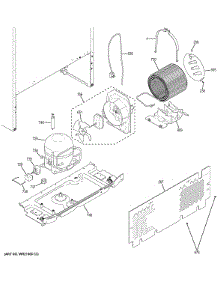 Machine Compartment parts for Ge Refrigerator GPE16DTHHRCC from AppliancePartsPros.com