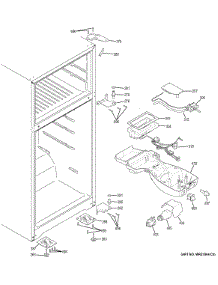 Fresh Food Section parts for Ge Refrigerator GTE16DTHHRWW from AppliancePartsPros.com