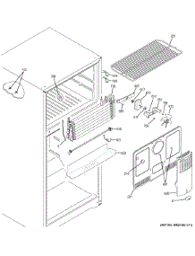 Freezer Section parts for Ge Refrigerator GTE18CTHHRCC from AppliancePartsPros.com