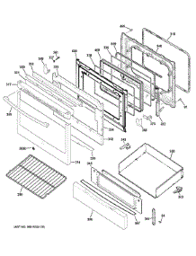 Door & Drawer Parts parts for Ge Range JGB760SEF2SS from AppliancePartsPros.com