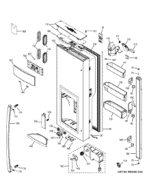 Dispenser Door parts for Ge Refrigerator GYE22KSHESS from AppliancePartsPros.com