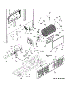Machine Compartment parts for Ge Refrigerator GNE29GSHCSS from AppliancePartsPros.com