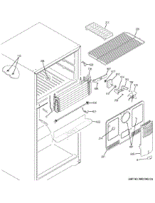 Freezer Section parts for Ge Refrigerator GTS16GTHBRWW from AppliancePartsPros.com