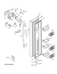 Freezer Door parts for Ge Refrigerator GSE30VHBBTSS from AppliancePartsPros.com