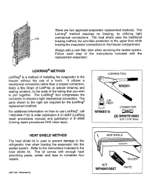 Evaporator Instructions parts for Ge Refrigerator GSE28VGBECSS from AppliancePartsPros.com