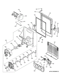 Ice Maker & Dispenser parts for Ge Refrigerator PFE28RSHDSS from AppliancePartsPros.com