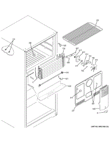 Freezer Section parts for Ge Refrigerator GTS18GSHBRSS from AppliancePartsPros.com