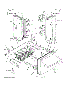 Doors parts for Ge Refrigerator PNS20KSHAFSS from AppliancePartsPros.com