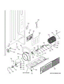 Machine Compartment parts for Ge Refrigerator PNS20KSHAFSS from AppliancePartsPros.com