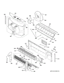 Motor & Chassis Parts parts for Ge Room Air Conditioner AZ45E12EAPW2 from AppliancePartsPros.com