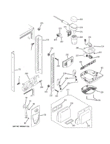 Fresh Food Section parts for Ge Refrigerator GNE22GMECFES from AppliancePartsPros.com