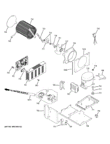 Machine Compartment parts for Ge Refrigerator ZISS420DXDSS from AppliancePartsPros.com