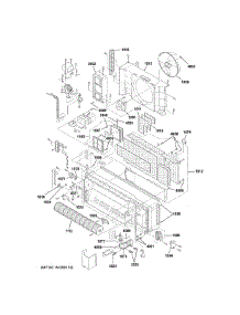 Motor & Chassis Parts parts for Ge Room Air Conditioner AZ41E09EABW5 from AppliancePartsPros.com